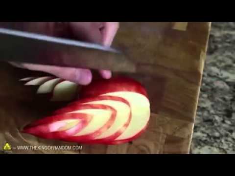 Így készíts almából hattyút - egyszerűbb, mint gondolnád! :)