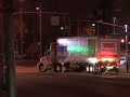 18 Wheeler Vons truck Pursuit finishes with police beating.