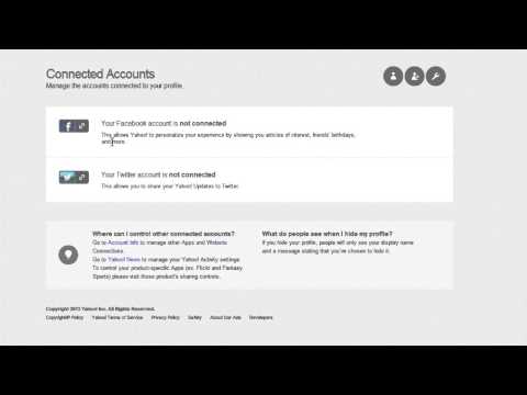 how to unlink ym to facebook