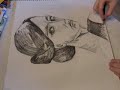 anna katherine drawing eva green as her character 