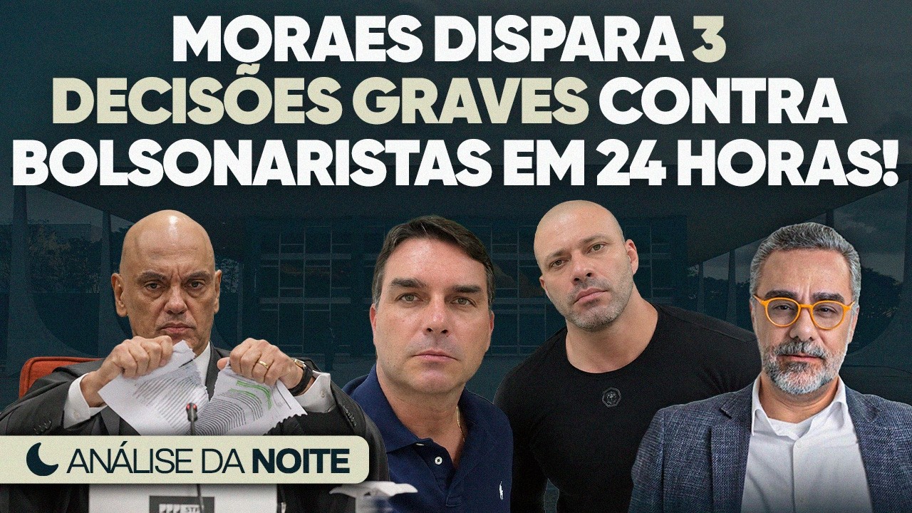 🚨 Moraes Agora Ataca Flávio e Daniel Silveira: Veja!