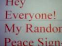~~~Random Peace Sign~~~