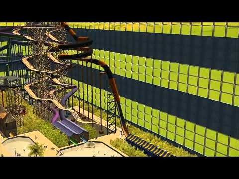 rct3 - Here is Blue Waters Water Park! This water park is quite small, but does have 13 water slides! Get ready to get wet as you spend 10 minutes in my best water ...