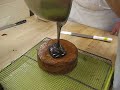 Hard Ganache on a cake