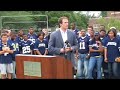 Live Coverage, Drew Brees &amp; Lusher Charter School New Orleans