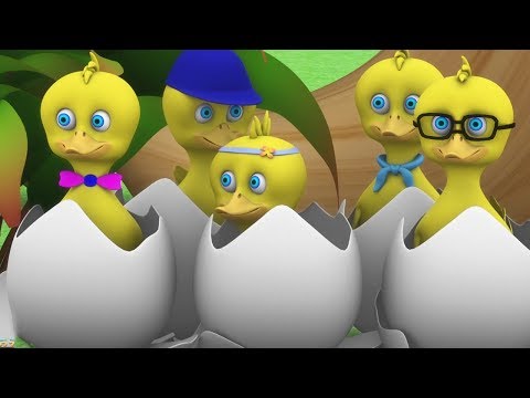 fünf kleine Enten | Enten reime | deutsche Reime | Kinderreime | Five Little Ducks | Nursery Rhymes
