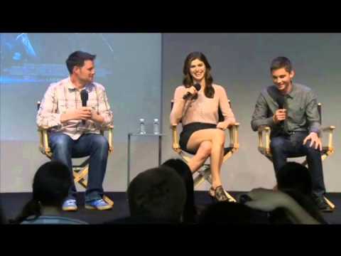Alexandra Daddario - Logan and Alex answer questions at the Meet The Filmmakers event for Percy Jackson:Sea Of Monsters held at the Apple Soho Store in New York City. 7/29/13.