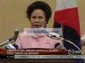 Miriam Defensor Santiago blows words instead of candles
