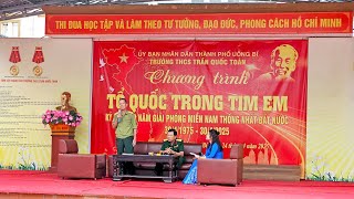 Toạ đàm giáo dục truyền thống tại Trường THCS Trần Quốc Toản