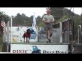 2010-05-25 | Dock DIving Rottweiler, Milledgeville May 2010 Dixie Dock Dogs Competition ~> OUR Dock Diving Rottie, Vashti, competing in May 2010 with a 15 ft 3 in dive ()