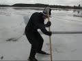 Sportlov i Gr�ngen, skridskor p� sj�n