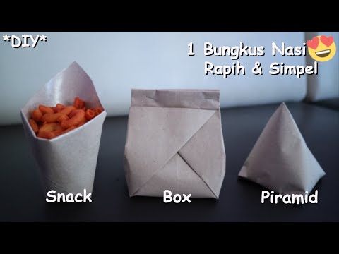 Inilah 3 Cara Buat Bungkus Nasi Jadi Kemasan *DIY*