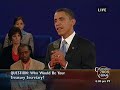 Town Hall Debate - Treasury Secretary: Who would you like...