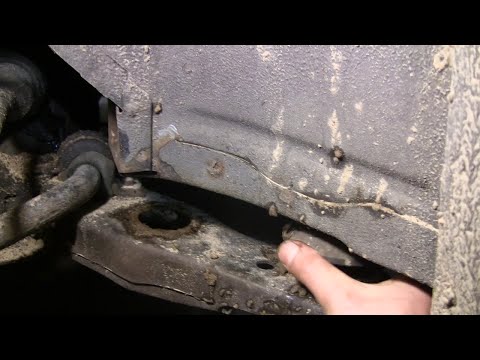 Rusted out Buick subframe bushings