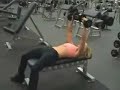 Flat Bench Dumbbell Press by www.building-muscle101.com Flat Bench Dumbbell Press by www.building-muscle101.com