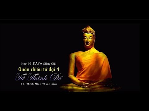 Kinh NIKAYA Giảng Giải - Quán Chiếu Tứ Đại 4 - Tứ Thánh Đế