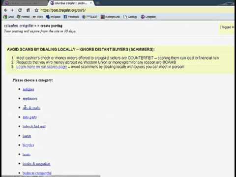 how to delete craigslist post