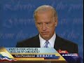 10/2/08 VP Debate: Joe Biden Gets Choked Up
