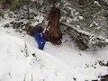 Tom crossing creek.AVI