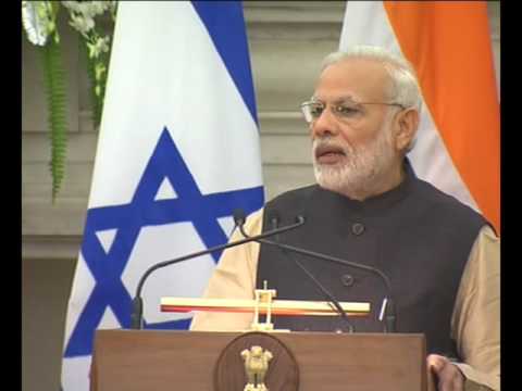 PM’s speech at joint press statement with the President of Israel, Mr. Reuven Rivlin