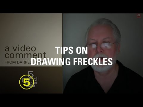 how to draw freckles