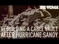 Rebuilding a Verizon cable vault devastated by Hurricane Sandy