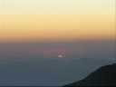 Nascer e p�r do sol vistos do Pico Paran�