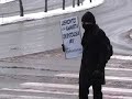 Scientology protest: Lahti, Finland March 15th 2008