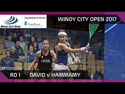Squash: David v Hammamy - Windy City Open 2017 Rd 1 Highlights