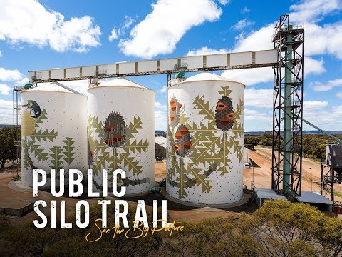 Discover WA's largest outdoor art gallery: The PUBLIC Silo Trail