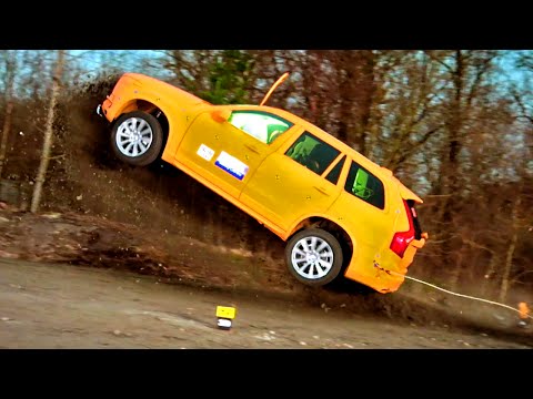 crashing the volvo xc90 fifth gear