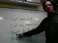 Commands in English