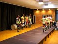 the young zulu warriors performing their gumboot dance in germany! www.goahead-organisation.de