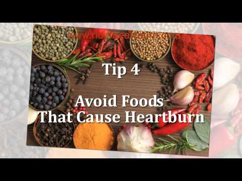 how to avoid heartburn