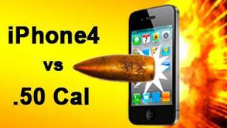 iPhone 4 vs .50 Cal Sniper Rifle