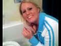 Sloane attempting to puke again