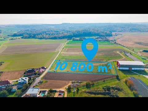 Video Prodej stavebního pozemku 10 800 m2 - Ctidružice