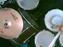 Jesie jamming drums