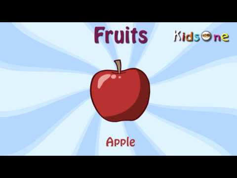 Learn to Types of Fruits  Animated Videos for Kids
