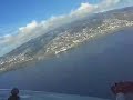 Landing at Madeira Airport