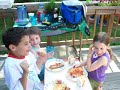 an old-fashioned backyard irthday party