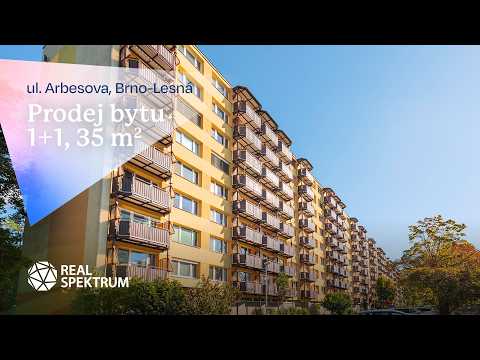 Video Prodej bytu 1+1 35 m², Brno - Lesná