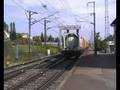 SNCB 1313 with container train in Noertzange