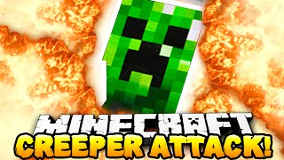 Minecraft - CREEPER ATTACK! (Defend The Villager!) - w/ THE PACK!