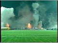 Espectacular recibimiento a COLO-COLO, Garra Blanca 1996.