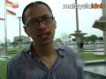 A soaked Azmi Sharom is jubilant with turnout A soaked Azmi Sharom is jubilant with turnout