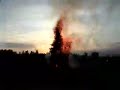 Small fragments of the Meskal celebrations in Addis after the election 2005. The celebrations ended not only with the fire burning out but also as the police 