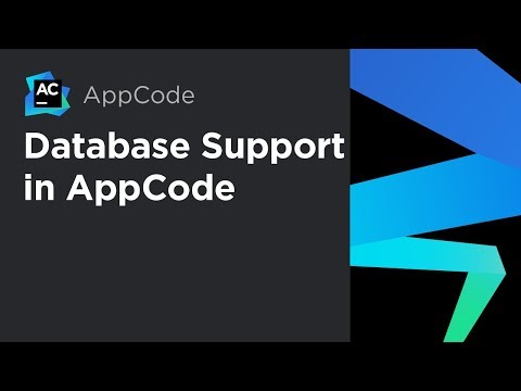 Database Support in AppCode