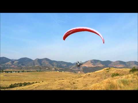 Powered Paragliding in Bear Creek Lake Park near The Homestead Golf Course