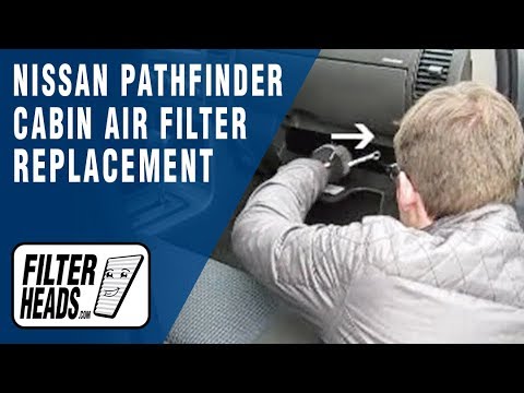 Cabin air filter replacement- Nissan Pathfinder
